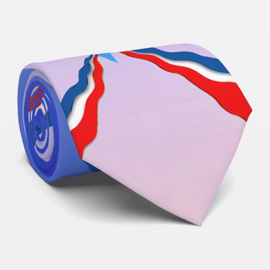 アッシリア国旗 ネクタイ (ロール)