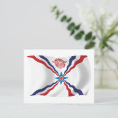 アッシリア国旗 ポストカード (スタンド正面)