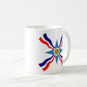 アッシリア国旗 – Ata d'Ator Coffee or Tea Mug コーヒーマグカップ (正面右)