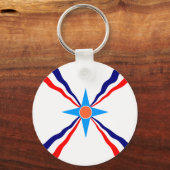 アッシリア国民、コンゴ民主共和国 キーホルダー (正面)