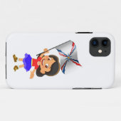 アッシリア柄のiPhone / iPadケース Case-Mate iPhoneケース (裏面(横))
