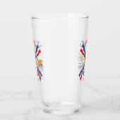 アッシリア民族ガラスカップ タンブラーグラス (右)