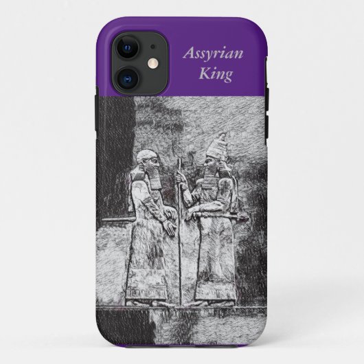 アッシリア王のiPhone/iPadケース Case-Mate iPhoneケース (裏面)