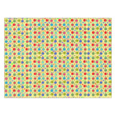 アッシリア語アルファベット綿テーブルクロス， 52"x70" テーブルクロス (正面(横))