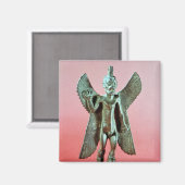 アッシリア風の悪魔パズズの小像 マグネット (正面/裏面)