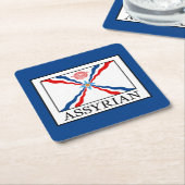 アッシリア スクエアペーパーコースター (アングル)