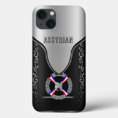 アッシリア・ラマスと国旗のiPhoneケース Case-Mate iPhoneケース (裏面)