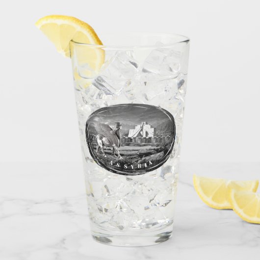 アッシリガラス杯 タンブラーグラス (アイス正面)