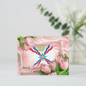 アッシリヤ葉書のバラ ポストカード (スタンド正面)