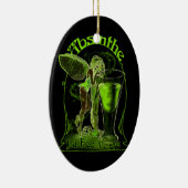 アッシンザラフィーヴェルテフェアリーとガラス セラミックオーナメント (右)