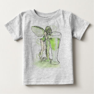 アッシンザラフィーヴェルテフェアリーとガラス(文字なし) ベビーTシャツ