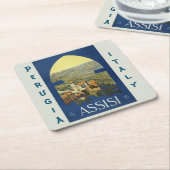 アッシーペルジアイタリア スクエアペーパーコースター (アングル)