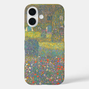 アッターゼー湖畔の邸宅（ぐすたふ クリムト） iPhone 16ケース