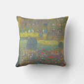 アッターゼー湖畔の邸宅（Gustav Klimt） クッション (裏面)