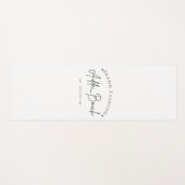 アッダ・ブーチ ヨガマット (正面(横))