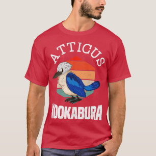 アッティカスコカブラ野鳥観察バードラバーラバーフアキングフィッシャー Tシャツ