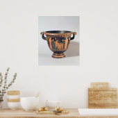 アッティックレッド姿ベルクラター、紀元前450-440年 ポスター (キッチン)