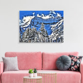 アットサンダンスリゾートインユタ キャンバスプリント (インサイチュ (リビング))