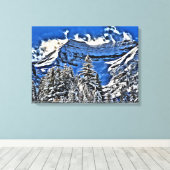 アットサンダンスリゾートインユタ キャンバスプリント (インサイチュ (ウッドフロア))