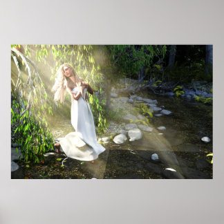 アットザクリークダズスタジオデジタルアート ポスター