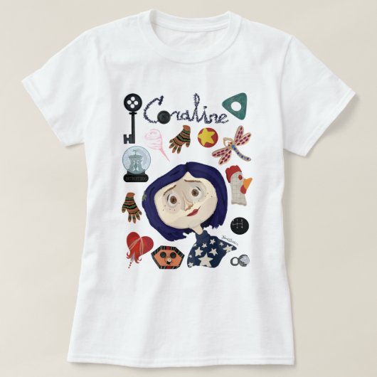 アットザピンクパレスアパートメンツパターン Tシャツ (デザイン正面)