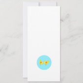 アットザファームブルー誕生日招待状 招待状 (裏面)