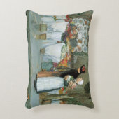 アットザフローリストby Childe Hasssam,ヴィンテージファインアート アクセントクッション (正面(垂直))