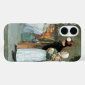 アットザフローリストby Childe Hasssam,ヴィンテージファインアート Case-Mate iPhoneケース (裏面 (横))
