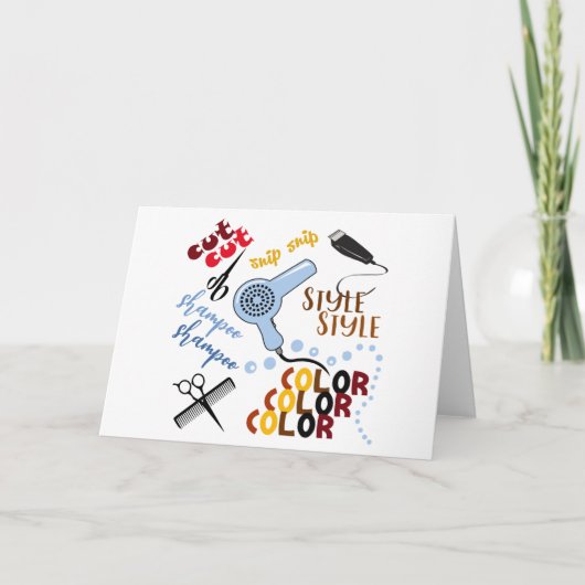 アットザヘアサロン カード (正面)