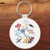 アットザヘアサロン キーホルダー (正面)