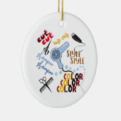 アットザヘアサロン セラミックオーナメント (右)