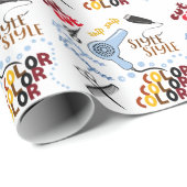 アットザヘアサロン ラッピングペーパー (ロールコーナー)