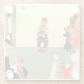 アットザベッツバイノーマンロックウェル ガラスコースター (裏面)