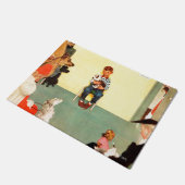 アットザベッツバイノーマンロックウェル ドアマット (アングル)