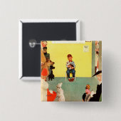 アットザベッツバイノーマンロックウェル 缶バッジ (正面&裏面)