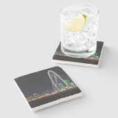 アットザマーガレット狩りヒルブリッジ ストーンコースター (横)