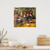 アットザムーランデラガレットby Toulouse-Laurec ポスター (キッチン)