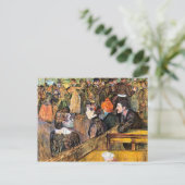 アットザムーランデラガレットby Toulouse-Laurec ポストカード (スタンド正面)