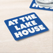 アットザレイクハウス スクエアペーパーコースター (アングル)