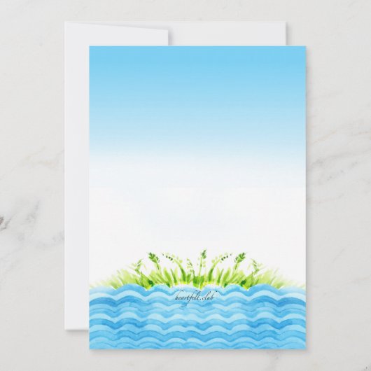 アットザレイク招待状 招待状 (裏面)