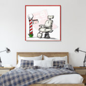 アットザ理容師ショップデコール キャンバスプリント (インサイチュ (寝室))