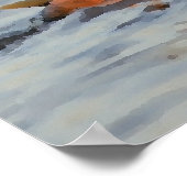 アットデュスクヒポタマスポートレート ポスター (角)