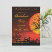 アットナイトハロウィーンバチェロレッテ招待状 招待状 (スタンド正面)