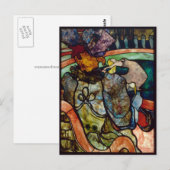 アットニューサーカスパパキク菊トゥールーズ – ロートレック ポストカード (正面/裏面)