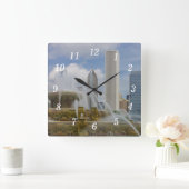 アットバッキンガム噴水壁時計 スクエア壁時計 (ホーム)