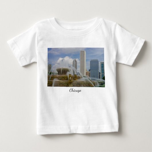 アットバッキンガム噴水 ベビーTシャツ (正面)