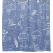 アットビーチカバナハッツ シャワーカーテン (正面)