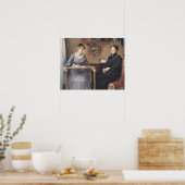 アットホームまたは親密， 1885 ポスター (キッチン)