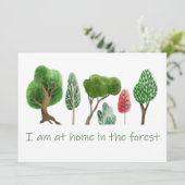 アットホームインザフォレスト感動的引用文 カード (スタンド正面)