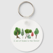 アットホームインザフォレスト感動的引用文 キーホルダー (正面)